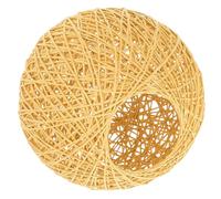 SAFIGLE Pendant Light Shade Rattan Handwoven Natural Material Eye Protection for Home Ceiling Bedroom Dining