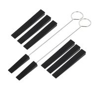 SAFIGLE Piano Tuning Kit 1 Set Tuning Wrench Mute Forks Long Mute Strips Rubber Handle for Beginners and Professionals