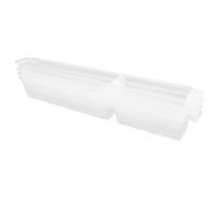 SAFIGLE Plastic Bee Feeder for Honeybee Feeding 1.5kg Capacity 4pcs Pp Material Beekeeping Tool Endures Harsh Weather Improves Beekeeping Efficiency the Hive