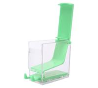 SAFIGLE Plastic Press-Style Cotton Roll Dispenser Organizer with Nonslip Base Green Cotton Roll Storage Box for Clinic and Home Use Compact Plastic
