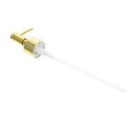 SAFIGLE Plastic Soap Dispenser Pump Head for Kitchen and Bathroom Bottles Compatible with Lotion and Cosmetic Containers Gold Replacement Nozzle for Liquid Soap and Beverage Dispensers