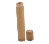 SAFIGLE Portable Bamboo Cigar Tube Humidor Travel Case Lightweight Airtight Sealed Carbonized Bamboo Small Cigar Storage Box Up for Home Office Bar Use