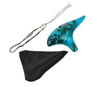 SAFIGLE Portable Ceramic Ocarina for Beginners Music Instrument for Travel and Learning