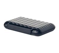 SAFIGLE Portable Cigar Humidor Travel Case for 5 Cigars with Cedar Lining and Sealed Insulated Structure, Black Abs Material, Minimizes Humidity Fluctuations, Easy Daily Access