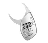 SAFIGLE Portable Digital Skinfold Caliper for Body Fat Measurement Handheld Lightweight Skin Calipers for Arms Thighs Waist Accurate Body Measure Tool for Fitness and Tailoring Use