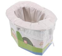 SAFIGLE Portable Foldable Car Toilet for Travel and Camping Paper Material Lightweight Emergency Potty Seat for Adults and Easy Carry Outdoor Toilet Bucket for Road Trips