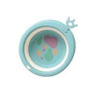SAFIGLE Portable Foldable Washing Basin Silicone Cartoon Design Lightweight Washbowl for Newborn Face and Foot Cleaning Easy to Store Travel-Friendly for Home and Outdoor Use