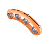 SAFIGLE Portable Guitar Finger Expander Orange Lightweight Multifunctional Finger Trainer for Musicians Hand Dexterity Practice Aid Suitable for Guitar Piano Ukulele and Other Instruments