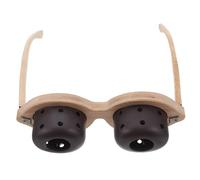 SAFIGLE Portable Moxibustion Glasses Eye Care Device with Soothing Heat Therapy Ergonomic Comfortable Fit Moxa Holder for Long-Term Computer Users Traditional Chinese Medicine
