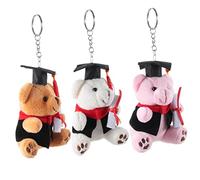 SAFIGLE Pre School Graduation Bear Plush Toy Doll Congratulations Bear Graduation Children Ornament