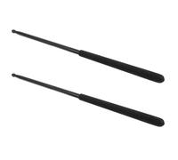 SAFIGLE Professional Black Aluminum Drumsticks Non-slip Metal Percussion Practice Tools for Jazz Musicians Rock Drumming with Enhanced Grip Control and Design