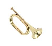 SAFIGLE Professional Bugle Horn Instrument Copper Alloy Wind Instrument for Beginners Easy to Blow Suitable for Teaching School Band