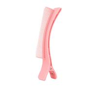 SAFIGLE Professional Hairdressing Clip with Comb, Lightweight Reliable Hair Sectioning Accessory for Styling and Salon Use, Multipurpose Pink Hair Clip for Precise Haircuts and Fringe Partitioning