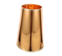 SAFIGLE PVC Lamp Shade Inner Metal Table Lamp Cover with Retro Gold Finish for Bedroom Living Nursery Iron and PVC Light Cover Shade