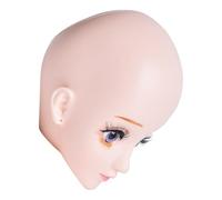 SAFIGLE Realistic Eyelash Practice Mannequin Head Lightweight Wear-Resistant Makeup Training Model for Beginners Precision Single Tweezer Application Tool