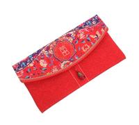 SAFIGLE Red Envelopes Money Holder Accommodates Money and Necklace Traditional Chinese Wedding with Fabric Material Retro Elegant Style for Wedding Rituals