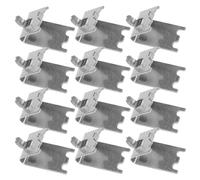 SAFIGLE Refrigerator Shelf Clips Metal Shelf Support Sturdy 1.5Mm Stainless Steel Fridge Clip Hooks Freezer Organization Kitchen Storage 12Pcs