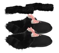 SAFIGLE Removable Plush Winter Clogs Liners for Women Breathable Furry Boot Inserts with Soft Cozy Inner Soles Compatible with Various Footwear Easy to Clean and Refresh
