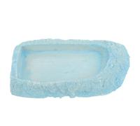 SAFIGLE Resin Reptile Food Bowl with Smooth Surface for Leopard and Gecko, Terrarium Feeding Dish Designed for Making Feeding Easier and Suitable for Reptiles