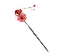SAFIGLE Retro Chinese Hair Clasp Set of 2 Vintage Hairpins Random Floral Designs for Hanfu and Traditional Outfits Hair Accessories for Women and Girls