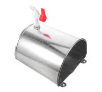 SAFIGLE Retro Metal Wall-Mounted Water Bucket 8l 2 Gallon Capacity with Tap, Rustproof Iron and Plastic Portable Shampoo Basin, Easy Installation and Space Saving for Salon and Barbershop