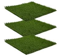 SAFIGLE Reusable with Washable PE Material Artificial Turf Chicken Nesting Pads 3pcs and Easy to Clean Design for Laying Eggs Suitable for Chicken Coop Nesting Box Liners