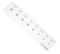 SAFIGLE Ring Size Guide Diamond Size Tool Acrylic Visualization Diamond Cut Shape Guide for Rings Portable Comparison Tool for Travel Comparisons and Showroom Use