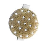 SAFIGLE Round Body Bath Brush with Gentle Massage Nodules for Exfoliating Dead Skin and Cellulite Reduction Unisex Dry Brush to Circulation and Skin Elasticity Suitable for Shower and Spa