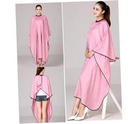 SAFIGLE Salon Cape for Women Pink Hairdressing Cutting Gown Lightweight Comfortable Barber Cape for Haircuts Perms at Home and Professional Salons Easy-Clean Hairdressing Cloak