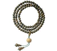 SAFIGLE Sandalwood Buddhist Prayer Beads Bracelet Yoga Beads Wrist Chain for Women Tibetan Style Boho Jewelry Rosary Chinese Jewelry for Women