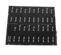 SAFIGLE Self-Adhesive Gym Weight Sticker Weight Block Label for Fitness Equipment Easy to Apply and Remove Wide Range Strong Adhesive for Tracking Progress and Workout