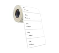 SAFIGLE Self-Adhesive Writable Food Labels Marked Date Stickers for Jars Freezer Kitchen Storage Practical Identification Labels for Food Expiry and Classification