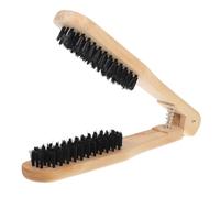 SAFIGLE Shaped Wooden Hair Straightener Brush Comb Hair Straightening Tool for Women