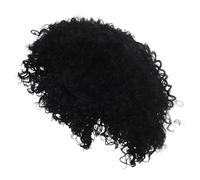 SAFIGLE Short Afro Curly Wig for Women Black Synthetic Hairpiece Lightweight High Temperature Fiber Small Curls Stylish Design for Costume Parties Cosplay and Daily Wear