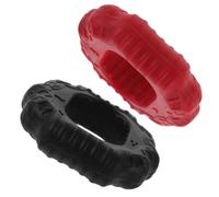 SAFIGLE Silicone Finger Trainer Grip Strengthener Ring Muscle Training Exercises 2pcs 30 Lb 60 Lb Silicone, Reduces Hand Fatigue, for Athletes and Office Workers