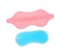 SAFIGLE Silicone Gel Eye Mask Set for Temperature Therapy Gentle Sleep Mask for Eye Tiredness Relief for Travel and Home Use