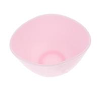 SAFIGLE Silicone Prep Measuring Bowl Odorless Anti-drop Pink Bowl for Home Use for Mask Mixing Spices and Sauces Flexible Kitchen Essential