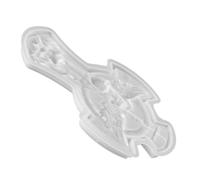 SAFIGLE Silicone Resin Mold for Angel and Cross Shaped Tray, White Church Theme Design with Detailed Crafting for Epoxy Casting and Polymer Clay, for Religious Events and Celebrations