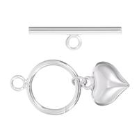 SAFIGLE Silver Plated Ot Clasp Bracelet Buckles Jewelry Making Findings for DIY Necklace and Wrist Rope Accessories Portable Smooth Surface Connectors for Crafting Unique