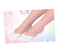 SAFIGLE Skid Dance Socks for Women Breathable Ballet Floor Socks with Ankle Tie White Non Slip Grip for Yoga Pilates Belly Dance Practice