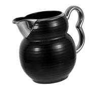 SAFIGLE Small Ceramic Milk Pitcher with Handle Coffee Creamer Jug with Unique Spout for Easy Pouring Versatile Coffee Milk Dispenser for Tea Service and Hot Syrup Fine Craftsmanship and