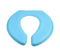 SAFIGLE Soft Padded Toilet Seat Cushion Washable Reusable Self-Adhesive Donut Cushion Pad for Bathroom Comfort Use Standard Seats