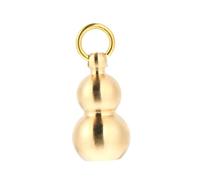 SAFIGLE Solid Brass Feng Shui Gourd Keychain Pendant Wu Lou Charm for Luck and Prosperity Lightweight Unisex Ornament for Home Car and Office Decor
