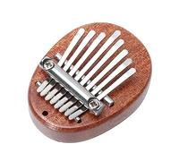 SAFIGLE Solid Wood Water Drop Thumb Piano Eight Keys Portable Kalimba Simple Musical Instrument for Finger Piano Playing at Home Travel