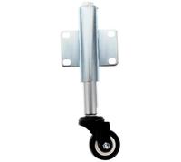 SAFIGLE Spring Loaded PU Gate Wheel Heavy Duty Adjustable Swivel Caster with Hidden Spring Design for Residential Farm Factory Gates