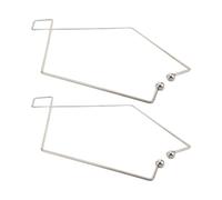 SAFIGLE Stainless Steel Acupuncture Point Clip for Shoulders and Back, Ergonomic Arcshaped Acupressure Tool Quick Placement and Removal, Silver Pressure Point Massage Clamp for Stress