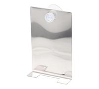 SAFIGLE Stainless Steel and Holder with Strong Suction Cup for Bathroom and Shower, Multi Purpose Shower Hook with Integrated Drain Slot and Loofah Organizing