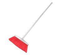 SAFIGLE Stainless Steel Lobby Broom with Soft Bristles Hair Wrap Angle Floor Cleaning Sweeping Tool for Home Kitchen Office Indoor Use