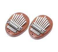 SAFIGLE Stainless Steel Solid Wood Thumb Piano Mini Kalimba 8 Keys Portable for Boys and Girls Ideal for Musical Instruments Beginners