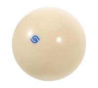 SAFIGLE Standard Size Resin Pool Cue Ball with Blue Dot for Easy Identification, Wear-resistant Billiard Training Ball Suitable for Pool Table Practice and Competition